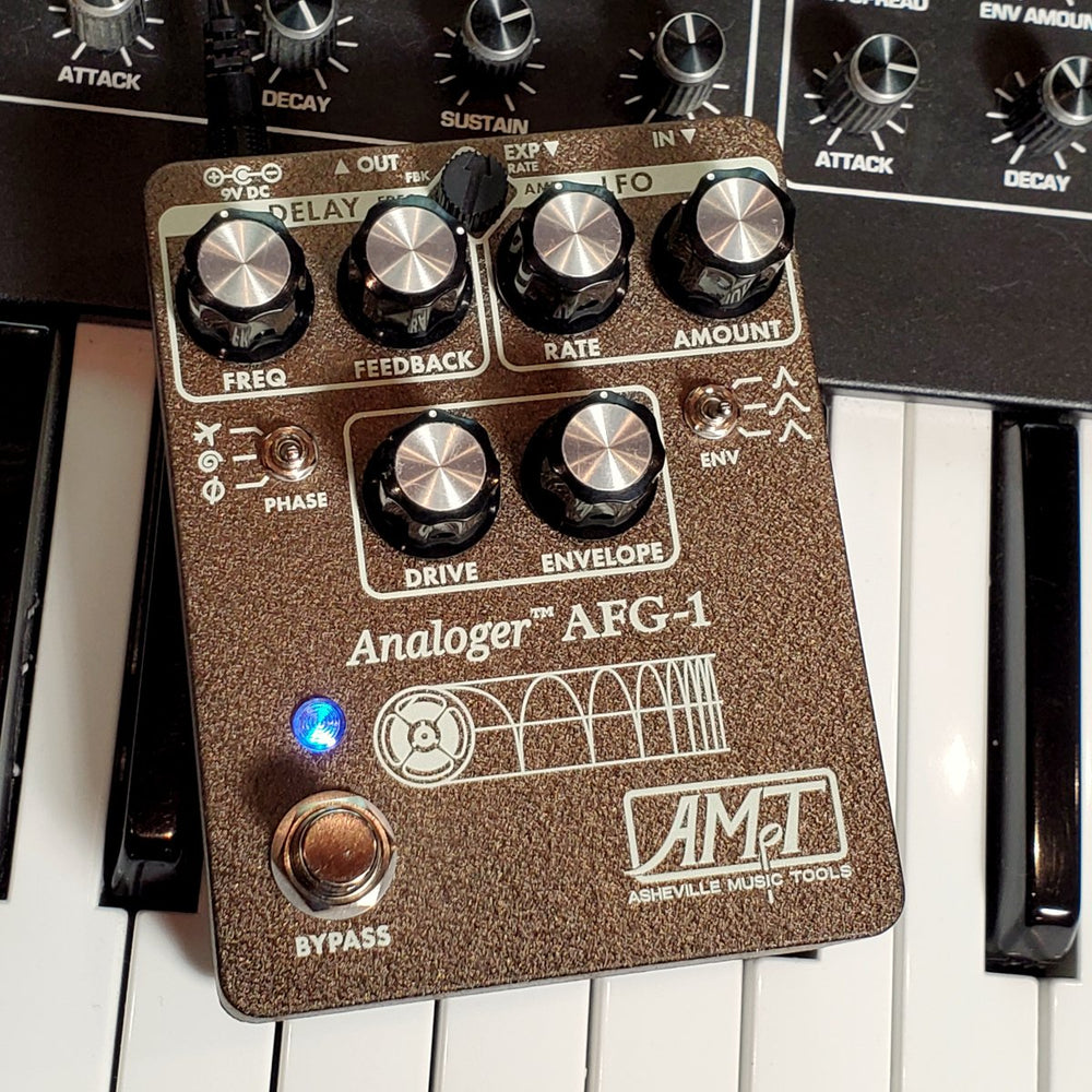 Asheville Music Tools AFG-1 Dynamic Flanger - Whetstone Rock Bronze
