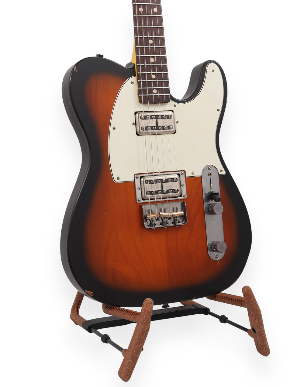Nash T2HB w/ Lollartron Pickups - 2023 -2-Tone Sunburst. NEW (Authorized Dealer)