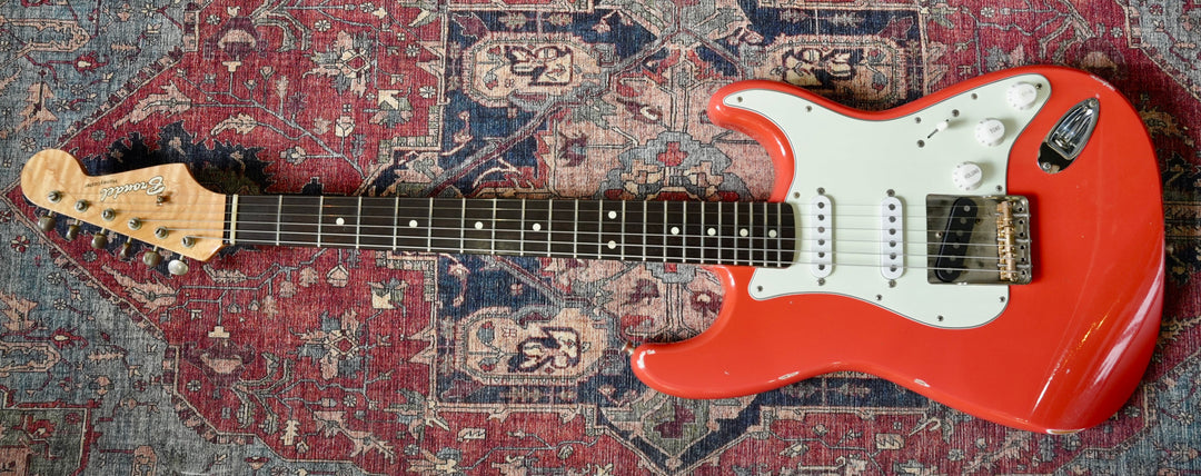 Brondel Honeycaster Hybrid - Fiesta Red w/ Ron Ellis pickups (Authorized Dealer) by Brondel
