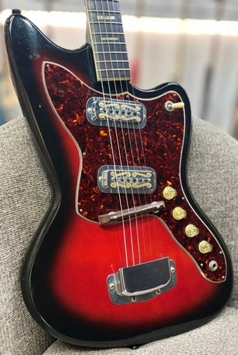 1960's Harmony Silhouette w/Moustache Gold-Foil Pickups