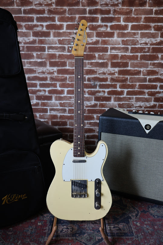 K-Line Truxton — Vintage White Relic - NEW, (Authorized Dealer) by South Shore Guitar Boutique