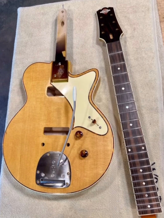 Yanuziello Electric 2021 - Natural. Duncan Custom Shop S Dynasonics &amp; Mastery. Spruce / Curly Maple. by Yanuziello