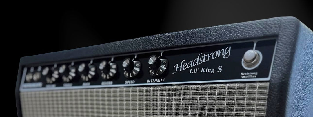 Headstrong Lil’ King S - 25W w/ 6l6’s - Black-Silver cloth 12” GA-SC30. NEW, (Authorized Dealer) by Headstrong