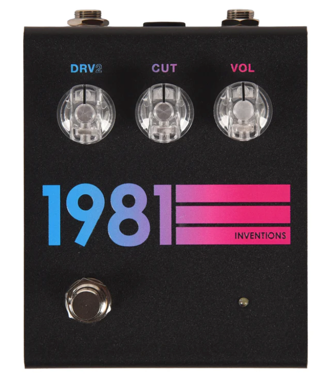 1981 Inventions DRV - Black Hyperfade. NEW, (Authorized Dealer) by South Shore Guitar Boutique