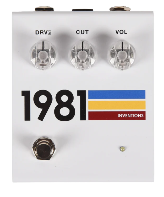 1981 Inventions DRV Overdrive Pedal White Hyperfade. NEW, (Authorized Dealer) by 1981 Inventions