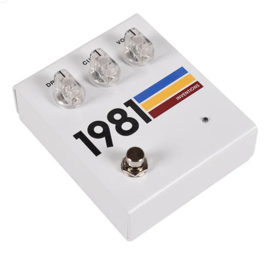 1981 Inventions DRV Overdrive Pedal White Hyperfade. NEW, (Authorized Dealer) by 1981 Inventions