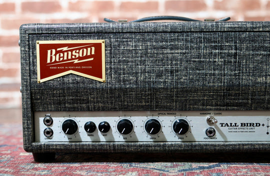 Benson Amps Tall Bird Reverb + 2026 - Black / Silver. Spring Reverb + Optical &amp; Harmonic Tremolo. NEW, Authorized Dealer) by Benson Amps