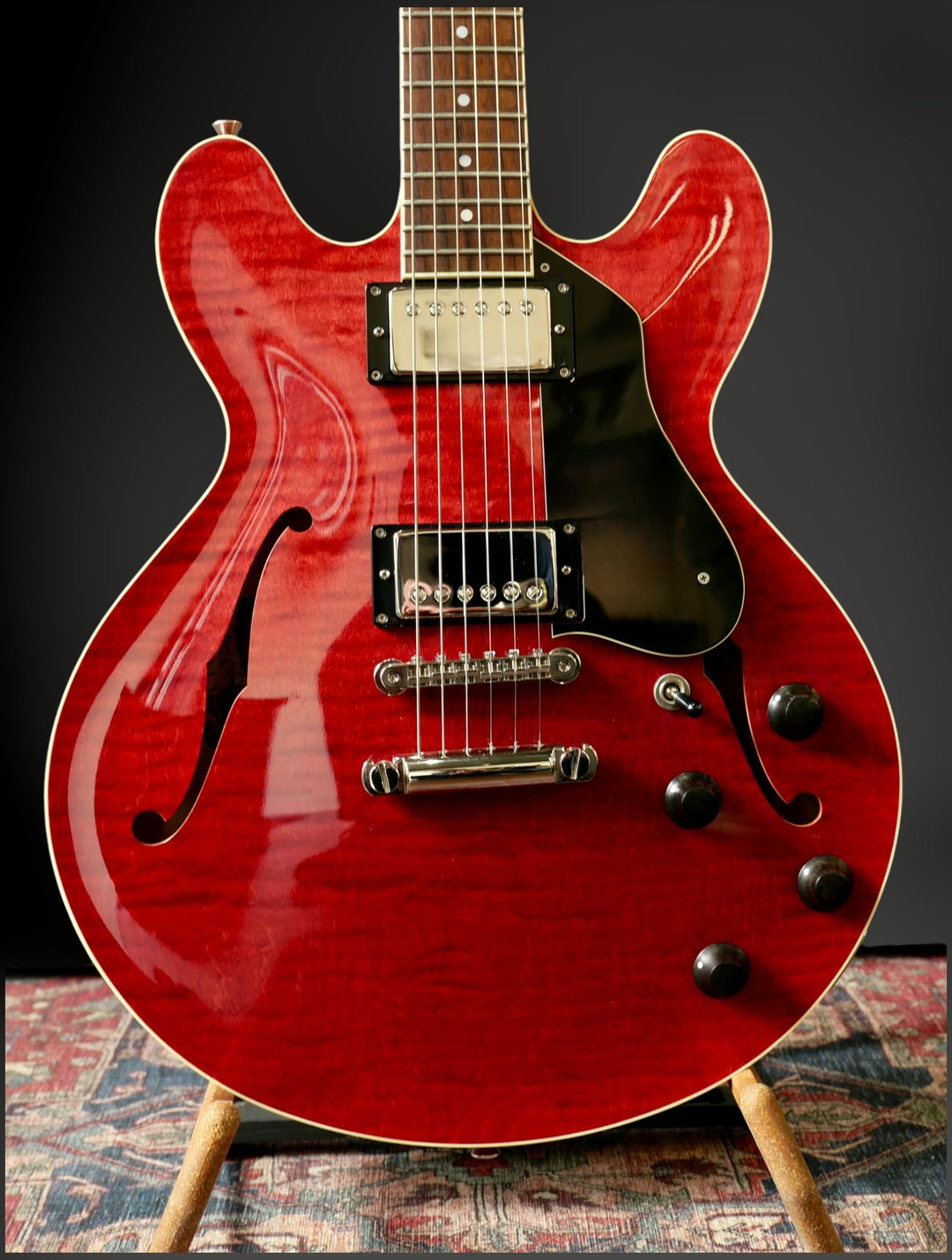 Collings i35 LC Deluxe w/ThroBaks - Faded Cherry by Collings