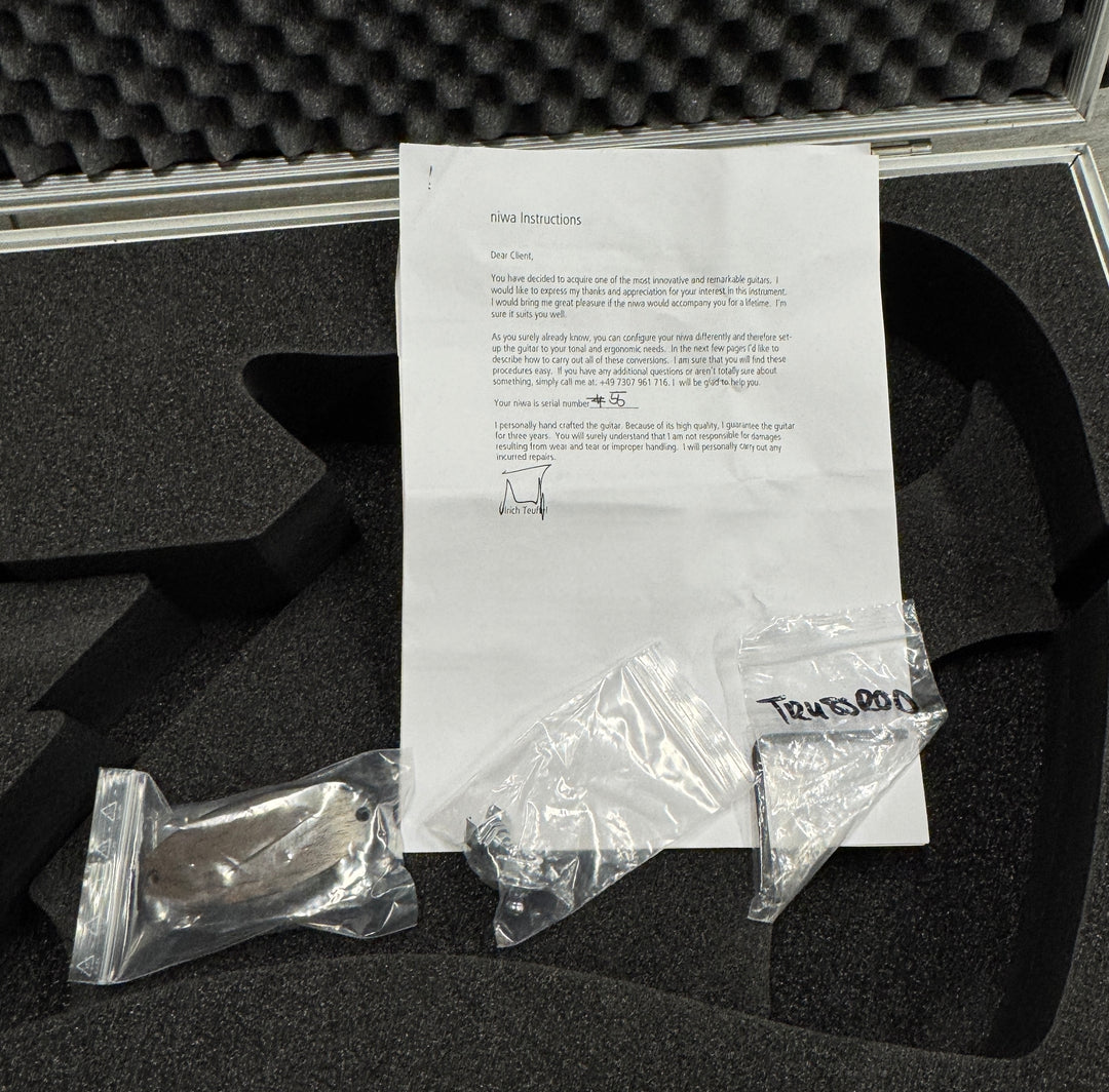 Teuffel Guitars Niwa Custom 2022 Olive / Ziricote (Excellent + Condition) by Teuffel