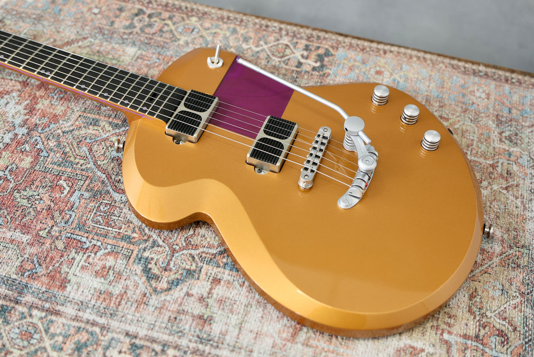 Tao Guitars Stradale “Bambi” - 2025 - Gold &amp; Purple. by South Shore Guitar Boutique