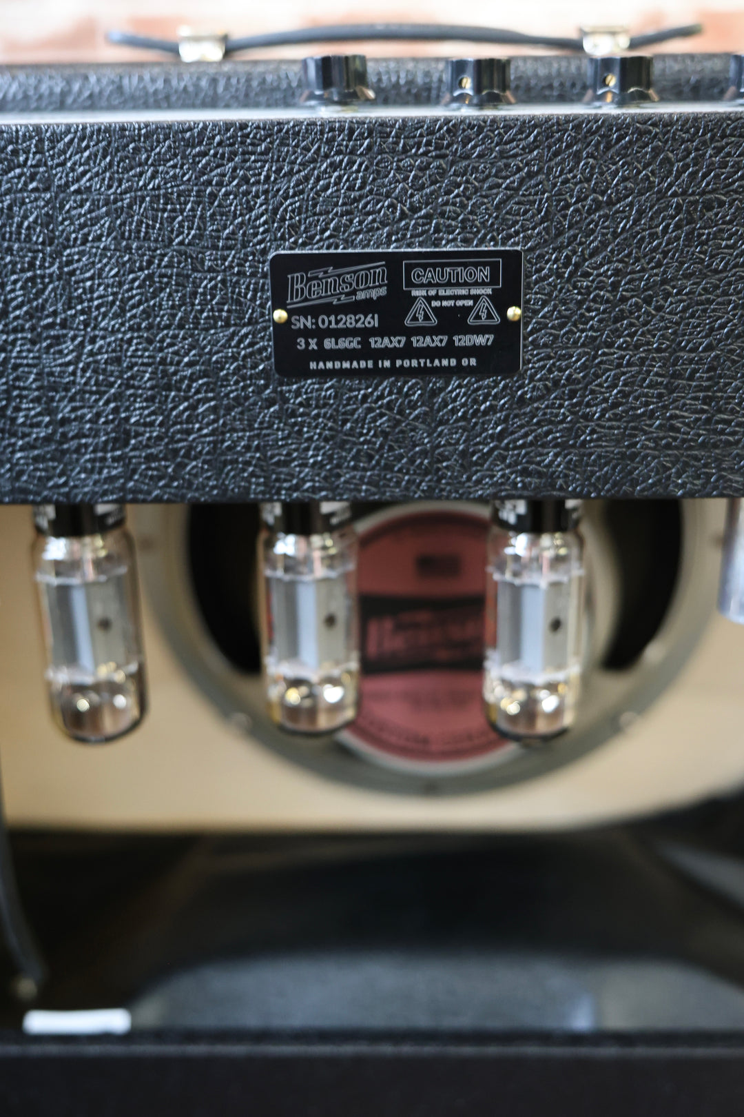 Benson Redland Reverb 35w 1x12 Guitar Combo Amp - Black w/ Wheat Grill Cloth - NEW by Benson Amps