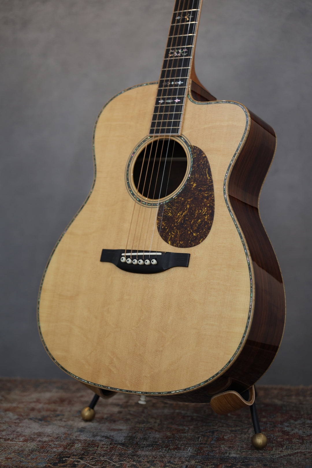 Bourgeois Jumbo OM Cutaway Custom Brazilian Rosewood 2003