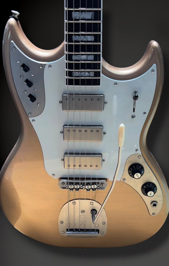 Frank Brothers SONAR Firemist Gold Ron Ellis Pickups NEW, AUTHORIZED DEALER by South Shore Guitar Boutique