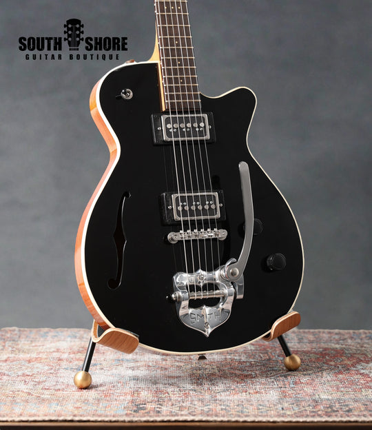 Grez Mendocino Black / Natural w/ Dynasonic Pickups & TK Smith vibrato