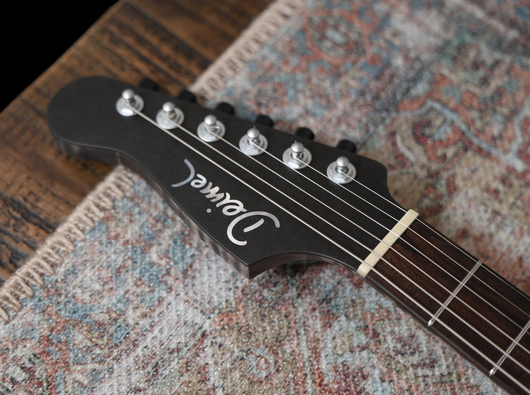 Deimel Firestar 2025 - Silver w/ Black pores & Guard. Righteous Sound Pickups. NEW, (Authorized Dealer)