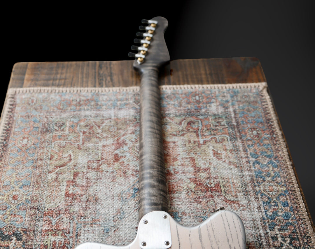 Deimel Firestar 2025 - Silver w/ Black pores & Guard. Righteous Sound Pickups. NEW, (Authorized Dealer)