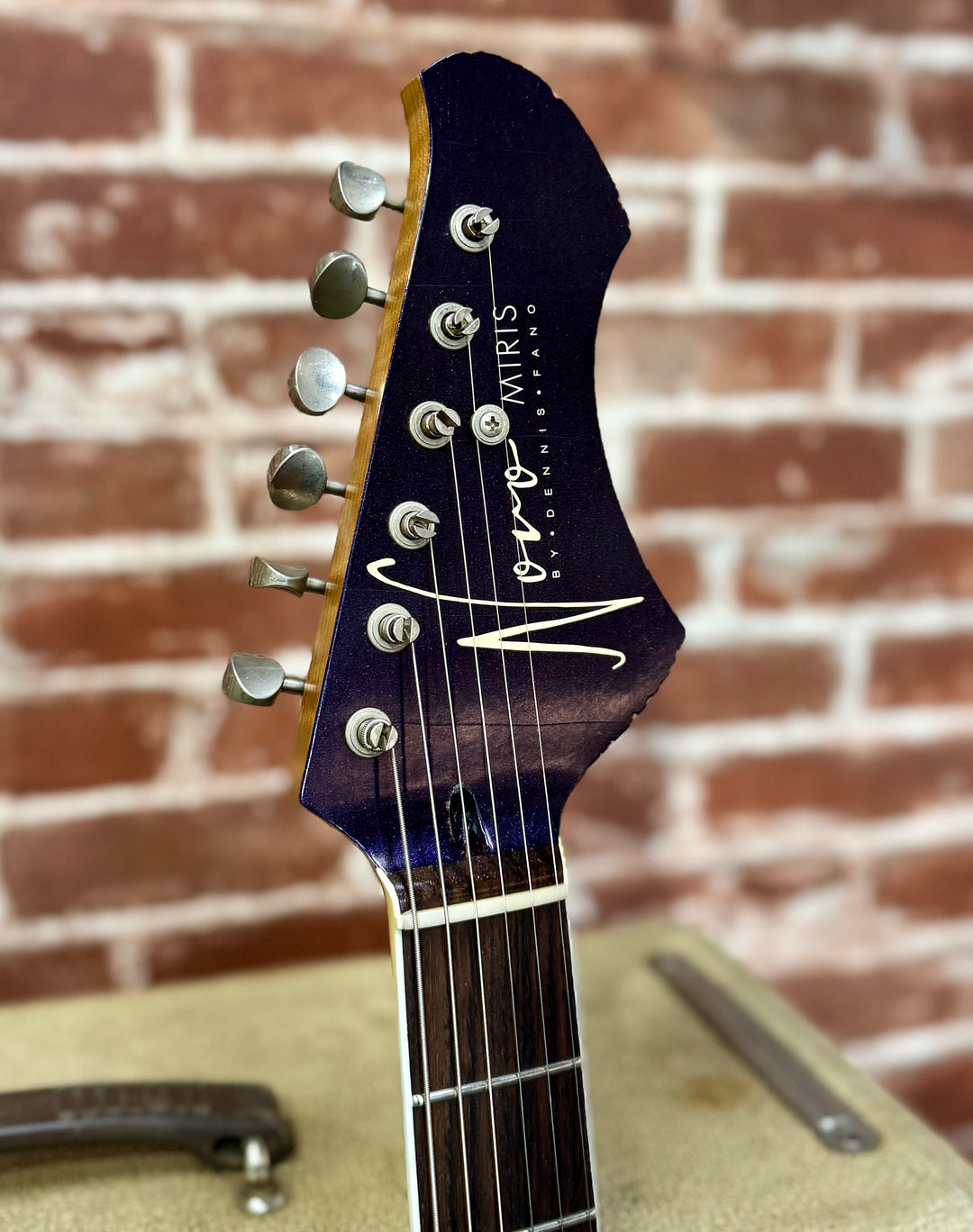 2025 Novo Signature Miris J in Purple Stranger - Lollar Staple P-90’s. Buily by owner Dennis Fano. by South Shore Guitar Boutique