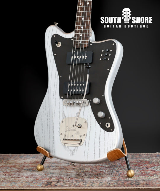 Deimel Firestar 2025 - Silver w/ Black pores & Guard. Righteous Sound Pickups. NEW, (Authorized Dealer)