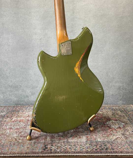 Novo Serus J Custom — Uffington Green over ’64 3-Tone Burst - NEW, (Authorized Dealer) by South Shore Guitar Boutique