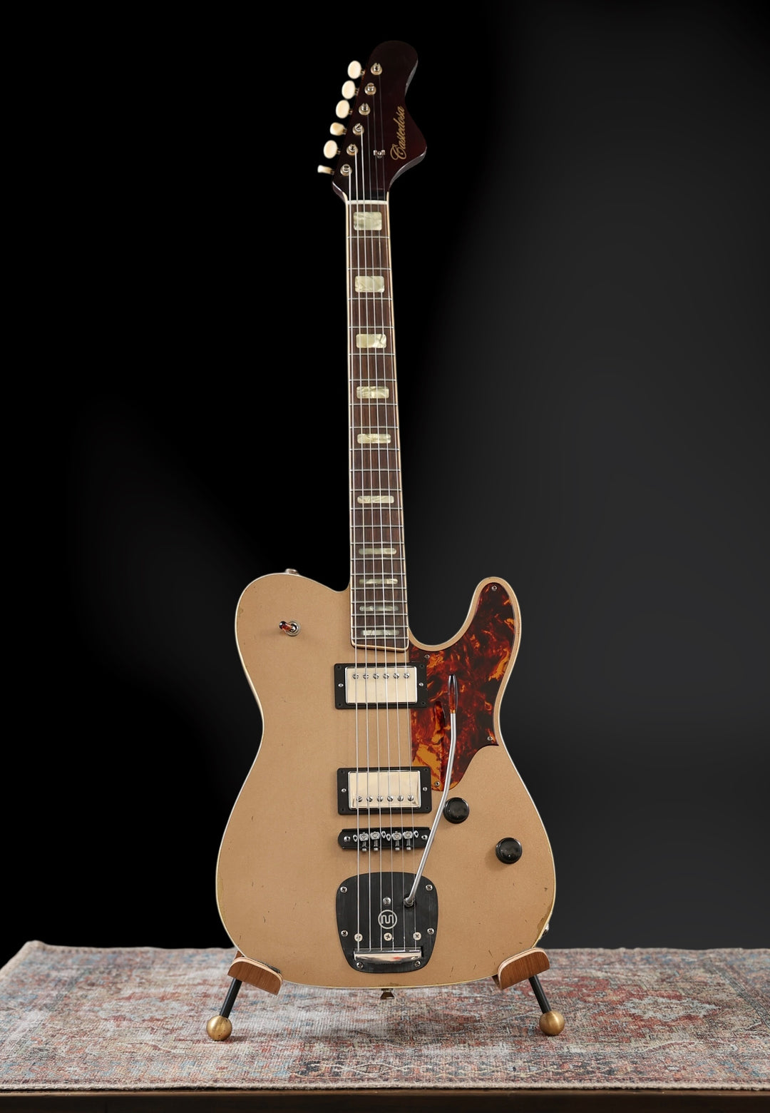 Castedosa Guitars Marianna Solid Body - Aged Shoreline Gold / Natural. Mastery Bridge / Vibrato - NEW, (Authorized Dealer)