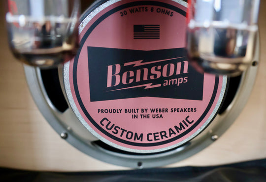 Benson Redland Reverb 35w 1x12 Guitar Combo Amp - Black w/ Wheat Grill Cloth - NEW by Benson Amps