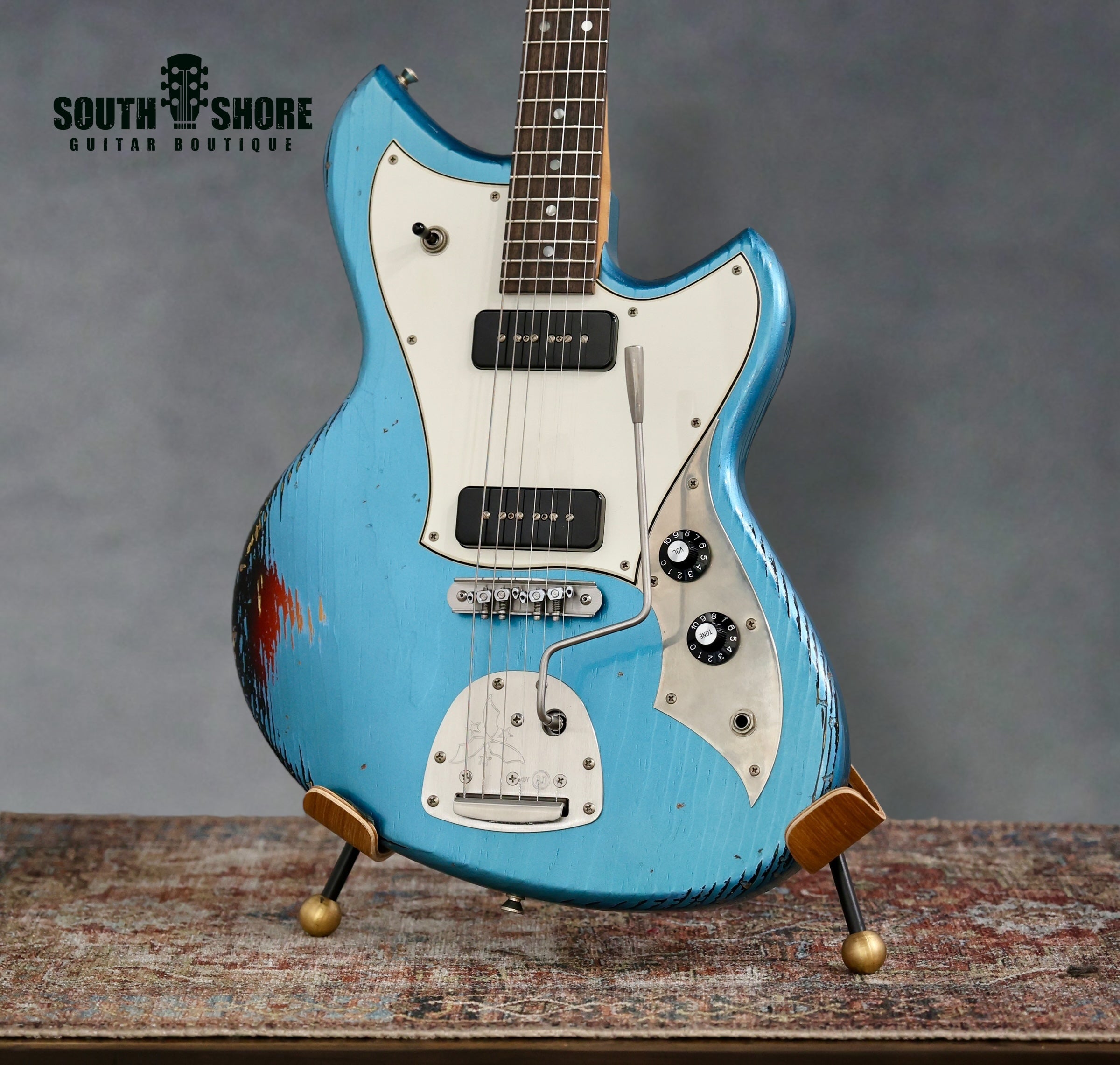 Novo Serus J Lake Placid Blue over '64 3-Tone Sunburst – South