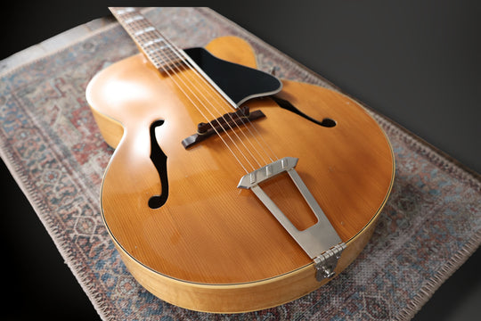Gibson L7C Blonde w/ Stinger Circa 1956-1960 Restored by Laurent Brondel by South Shore Guitar Boutique