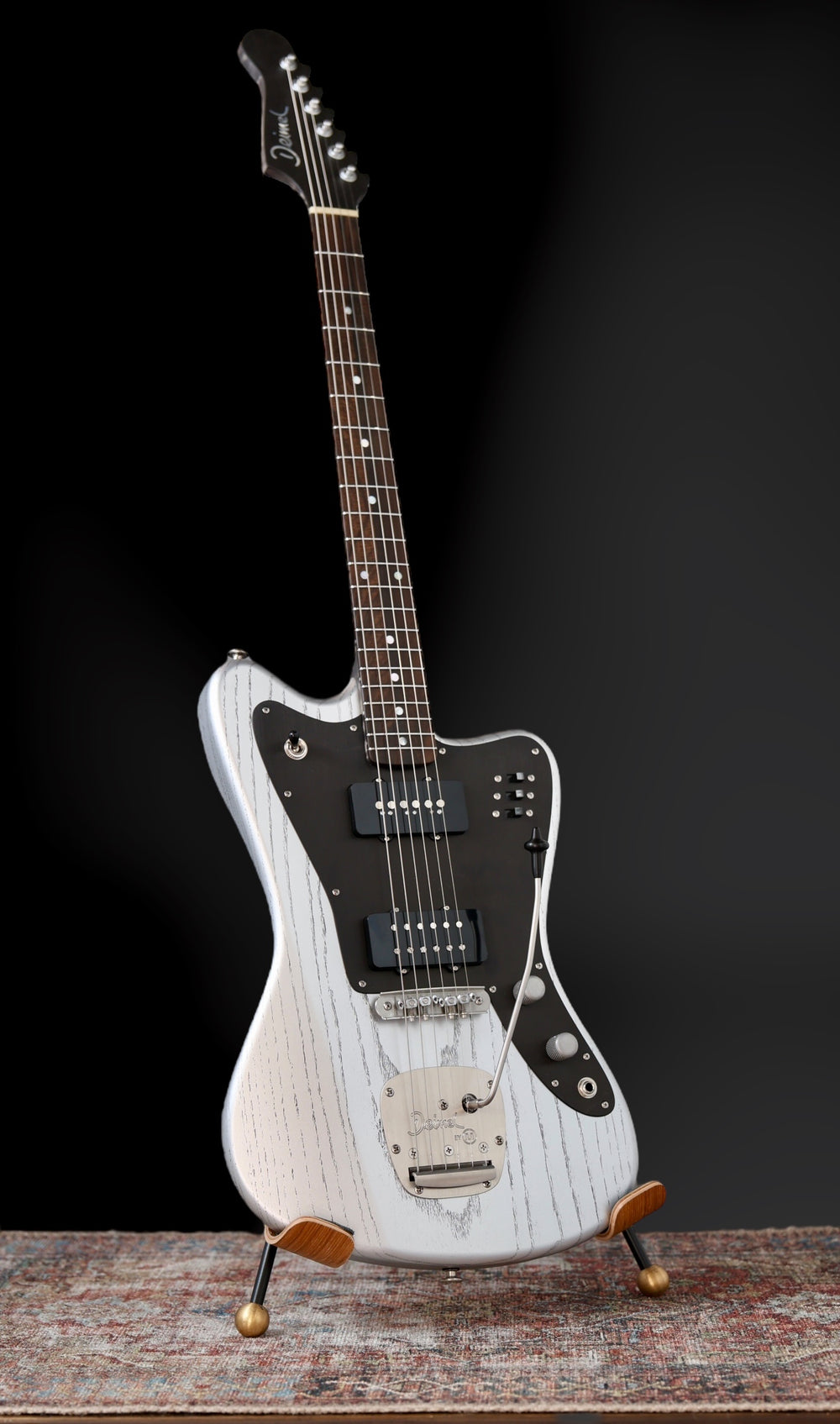 Deimel Firestar 2025 - Silver w/ Black pores & Guard. Righteous Sound Pickups. NEW, (Authorized Dealer)