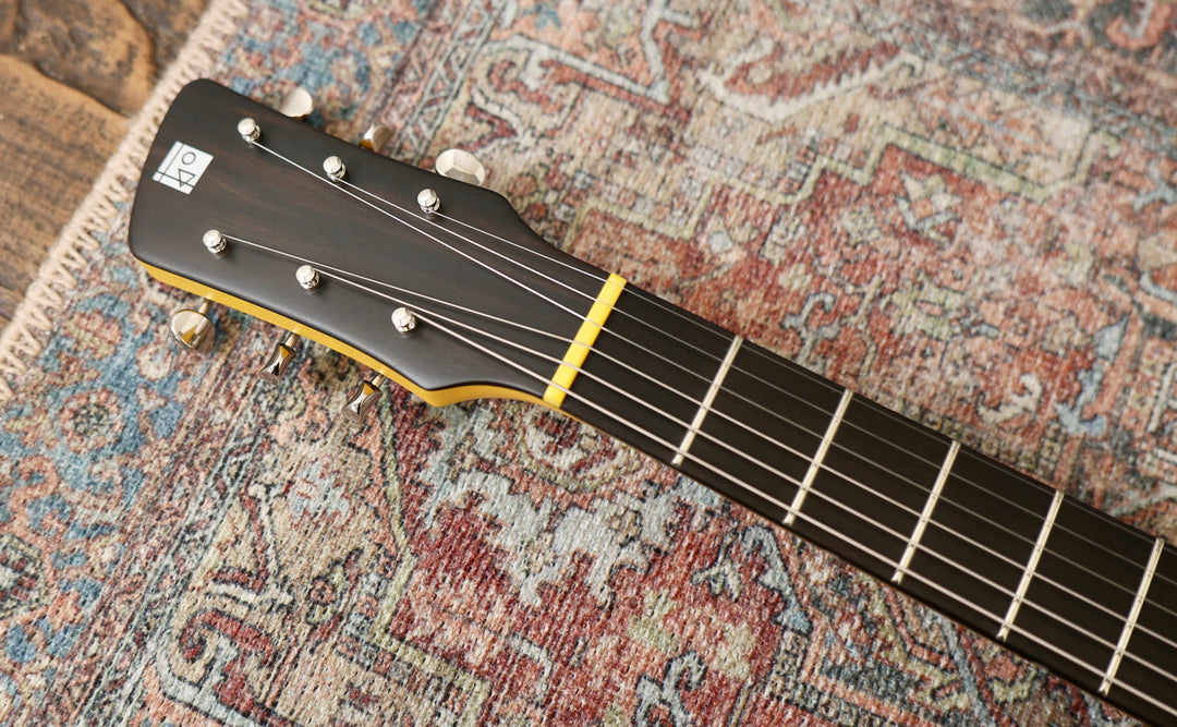 Tao Guitars - Disco Volante “Buren” - ZIELONY GREEN / RACE YELLOW - 2025