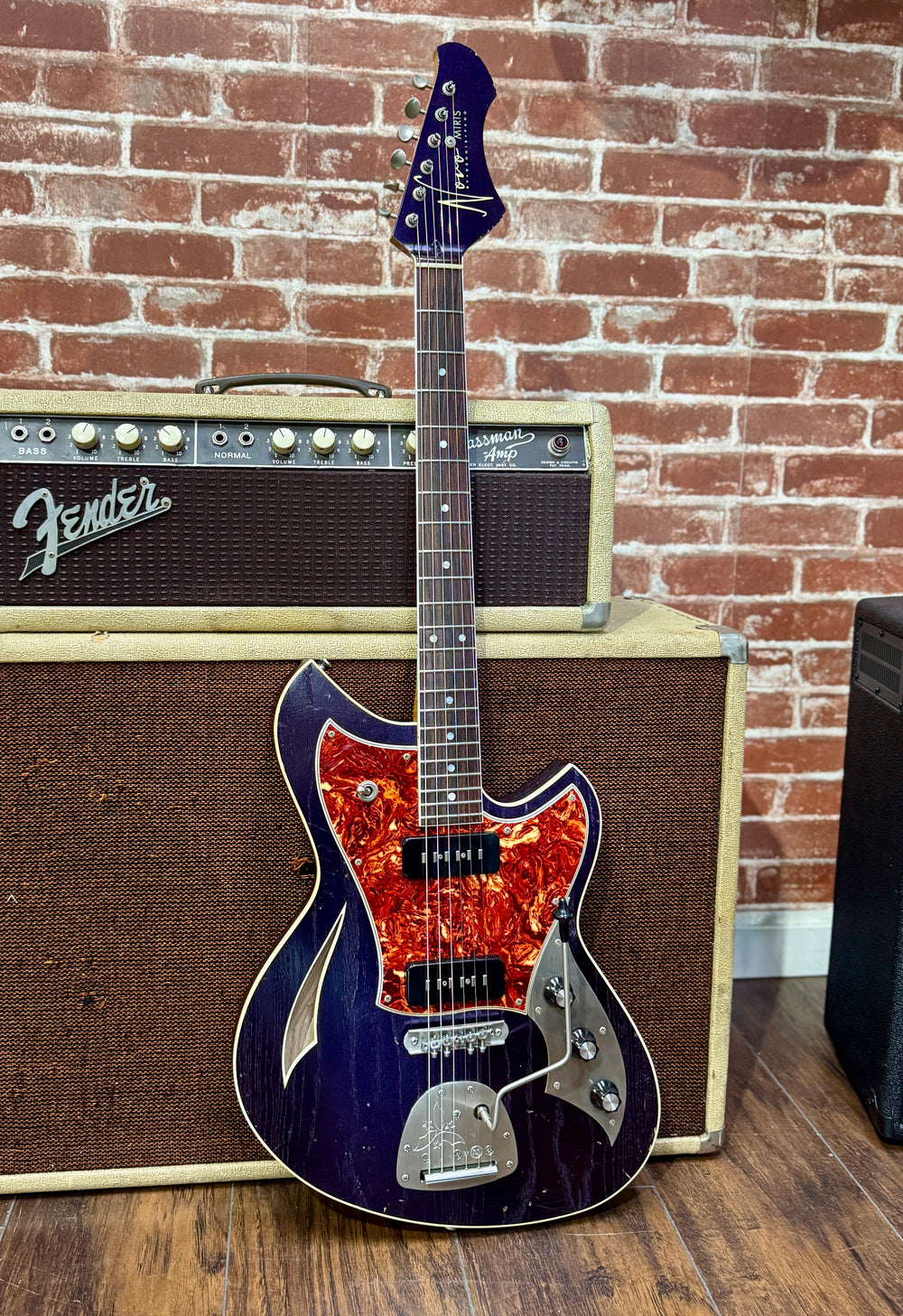 2025 Novo Signature Miris J in Purple Stranger - Lollar Staple P-90’s. Buily by owner Dennis Fano. by South Shore Guitar Boutique