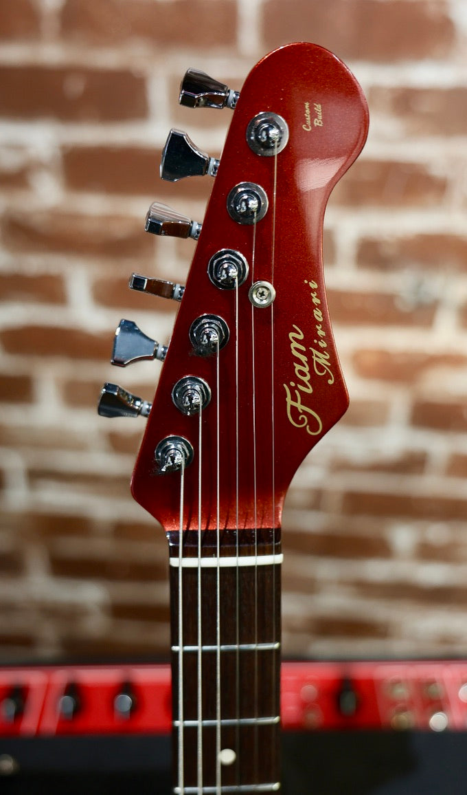 Fiam Mirari Aged Firemist Red - Foil-Buckers, Tornipulator - 2025. (Past Ronin Guitars Luthier) by Fiam Guitars