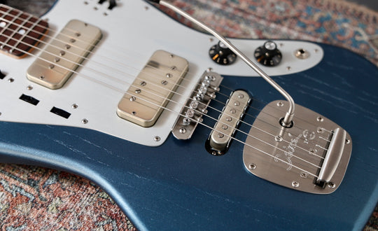 Deimel Firestar - Charcoal Blue / Natural Aluminum. Novak pickups + Leslee Circuit. NEW, (Authorized Dealer)