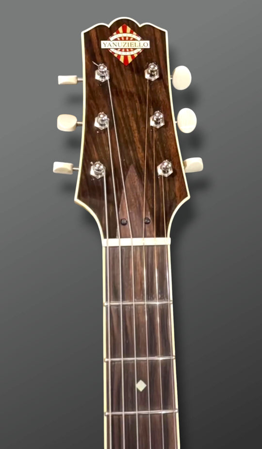 Yanuziello Electric 2021 - Natural. Duncan Custom Shop S Dynasonics &amp; Mastery. Spruce / Curly Maple. by Yanuziello