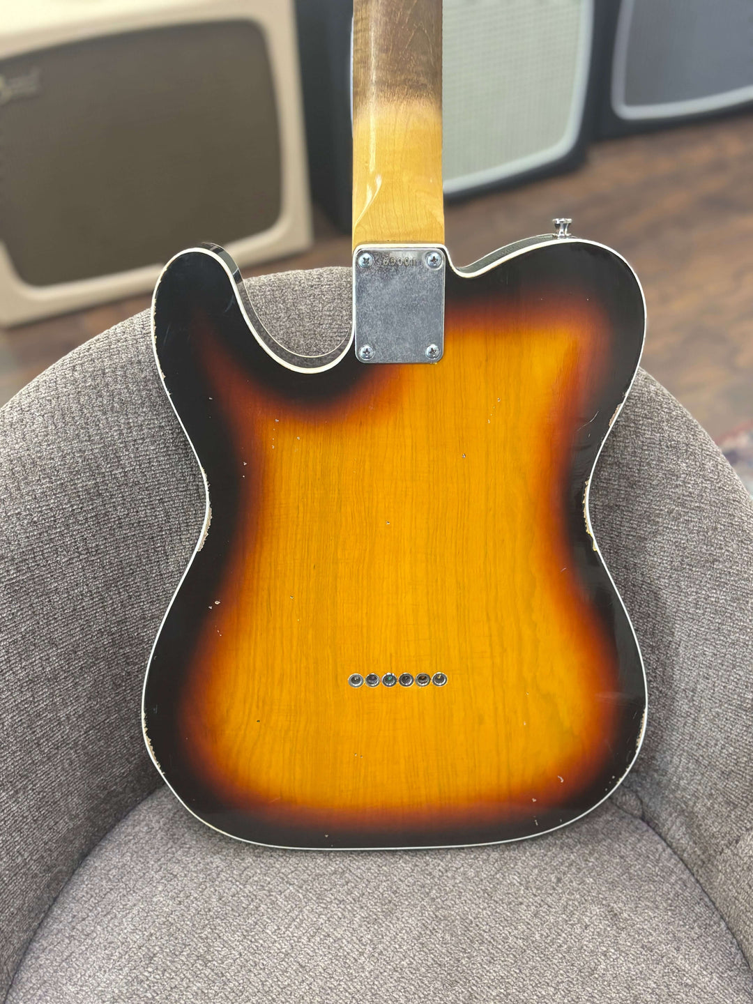 Berly T-Custom Thinline 3-Tone Sunburst