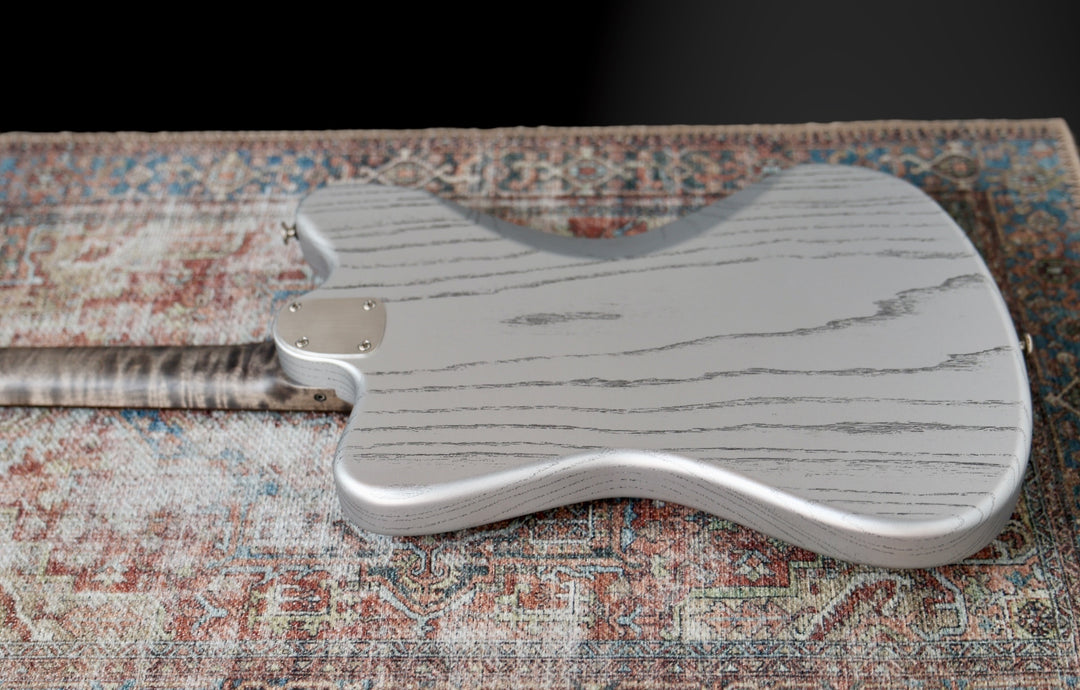 Deimel Firestar 2025 - Silver w/ Black pores & Guard. Righteous Sound Pickups. NEW, (Authorized Dealer)