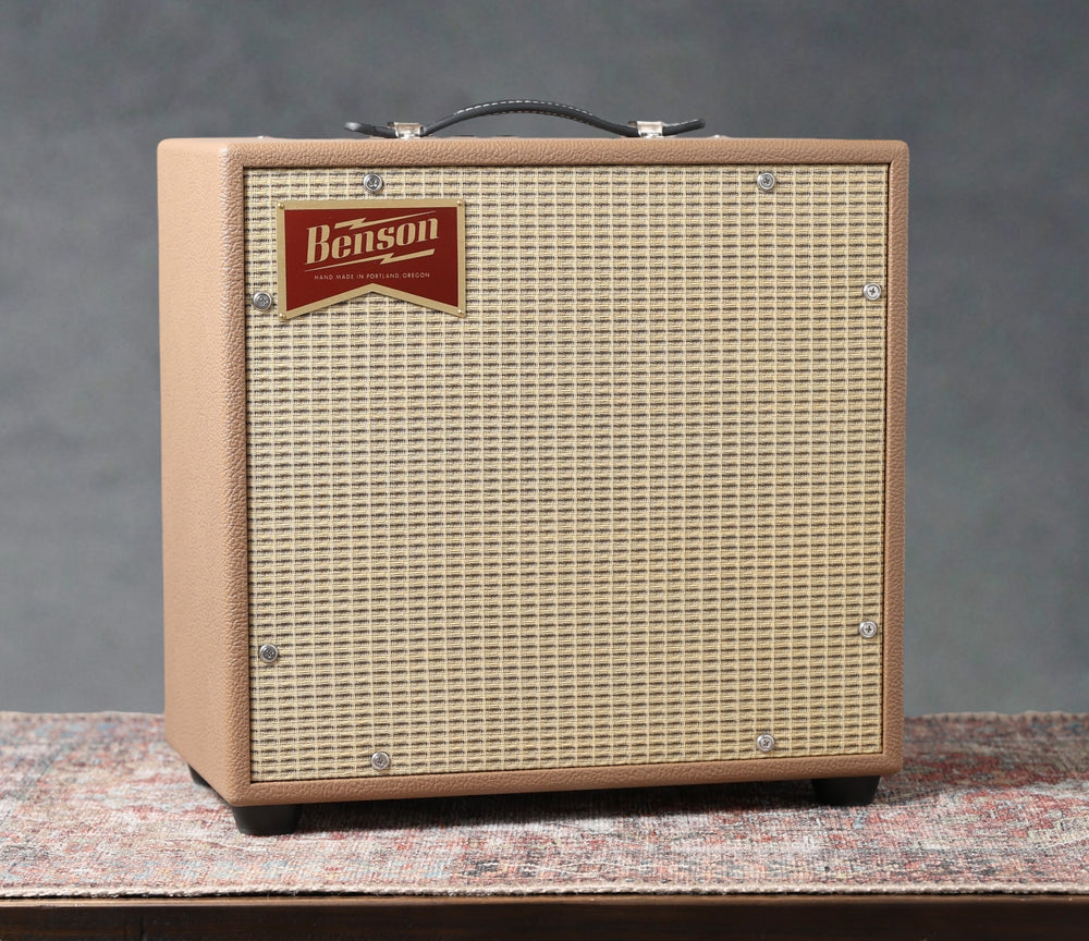 Benson Amps Nathan Jr. Reverb Combo 2025 Cocoa / Light Brown, Wheat Grill-Cloth, NEW (Authorized Dealer)