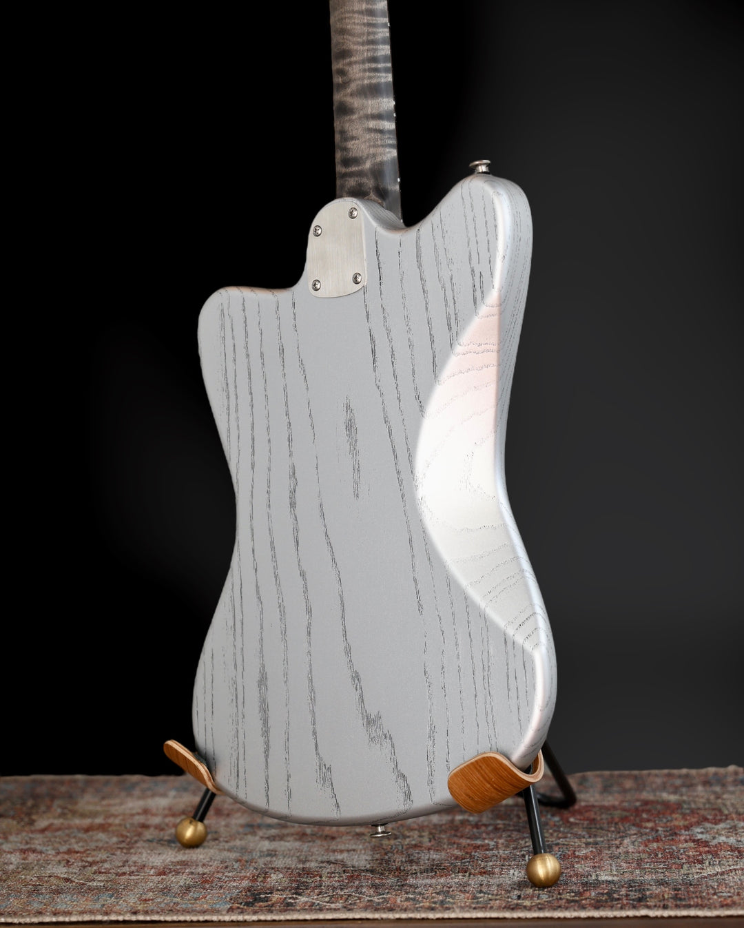 Deimel Firestar 2025 - Silver w/ Black pores & Guard. Righteous Sound Pickups. NEW, (Authorized Dealer)
