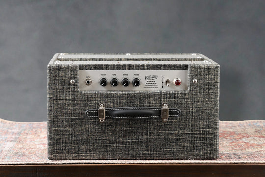 Benson Amps Vinny Reverb Combo - 2025 - Night Moves / Wheat, new amplifier with controls and handle.