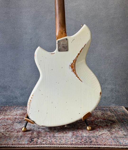 Novo Serus J — Olympic White over Aztec Gold, NEW - (Authorized Dealer) by South Shore Guitar Boutique