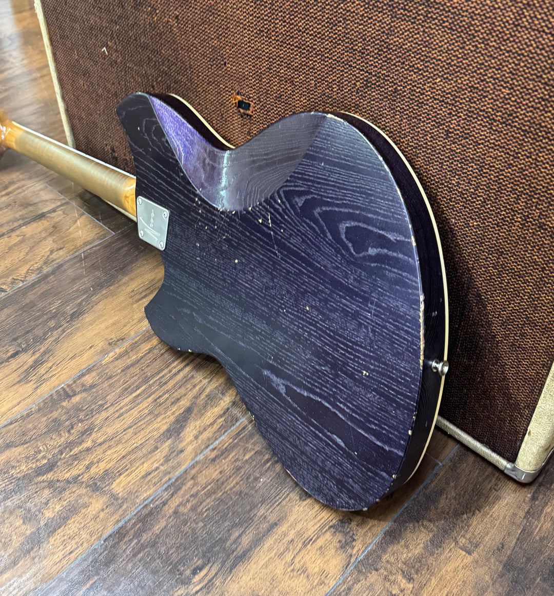 2025 Novo Signature Miris J in Purple Stranger - Lollar Staple P-90’s. Buily by owner Dennis Fano. by South Shore Guitar Boutique