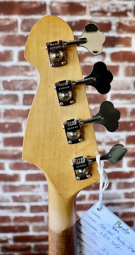 Berly J Bass - Pink/Gold Paisley. NEW (Authorized Dealer) by South Shore Guitar Boutique