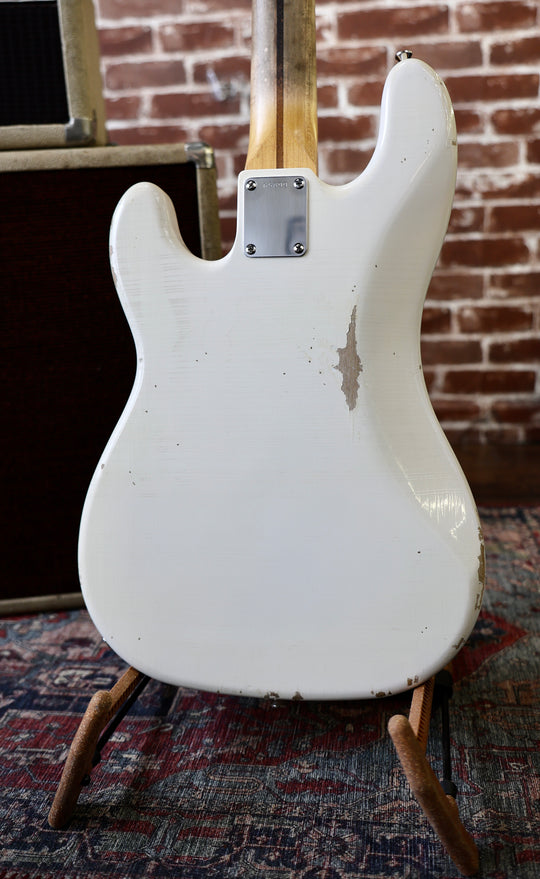 Berly PJ Bass - Aged White. NEW (Authorized Dealer) by South Shore Guitar Boutique