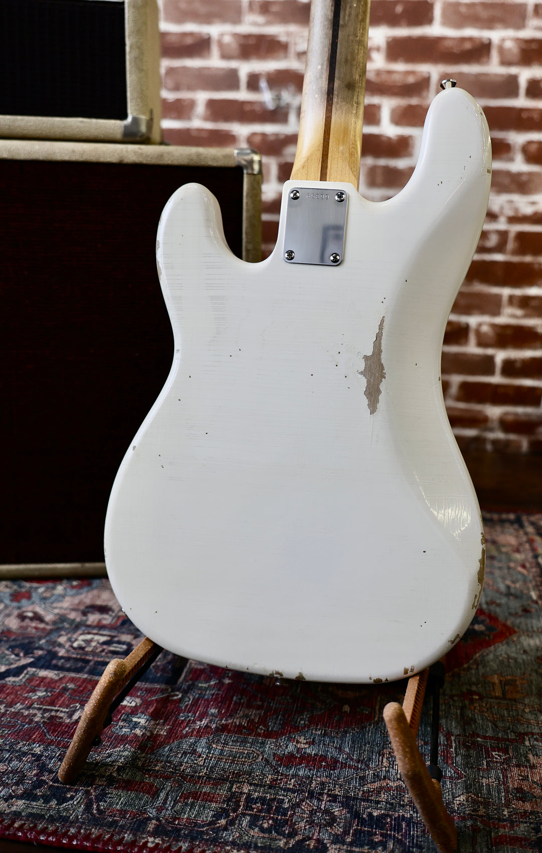 Berly PJ Bass - Aged White. NEW (Authorized Dealer) by South Shore Guitar Boutique