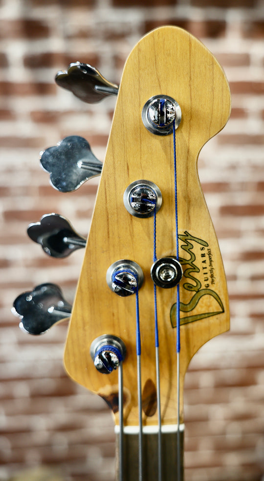 Berly PJ Bass - Aged White. NEW (Authorized Dealer) by South Shore Guitar Boutique