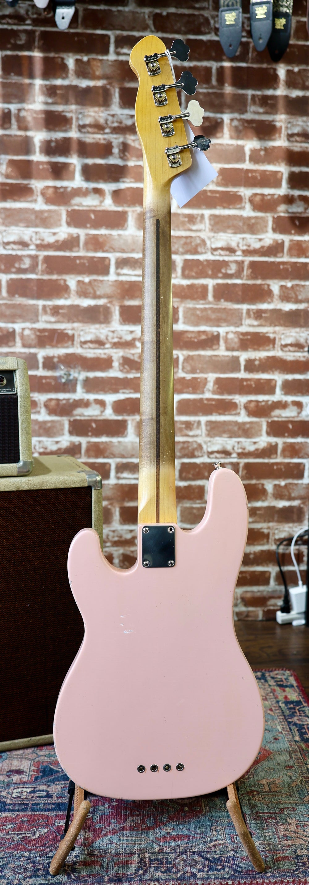 Berly T-Bass - Shell Pink. NEW (Authorized Dealer) by South Shore Guitar Boutique