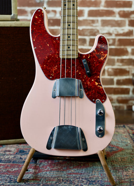 Berly T-Bass - Shell Pink. NEW (Authorized Dealer) by South Shore Guitar Boutique