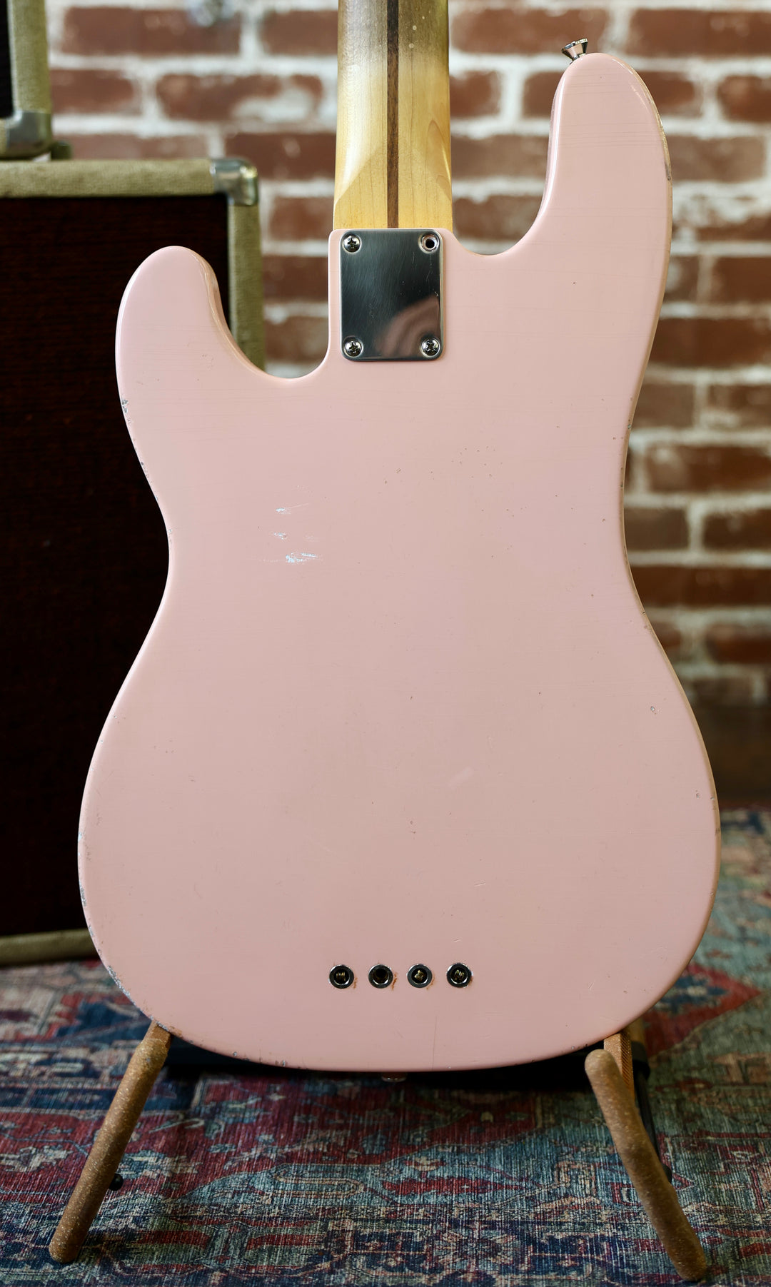 Berly T-Bass - Shell Pink. NEW (Authorized Dealer) by South Shore Guitar Boutique
