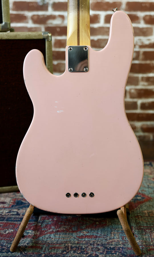 Berly T-Bass - Shell Pink. NEW (Authorized Dealer) by South Shore Guitar Boutique