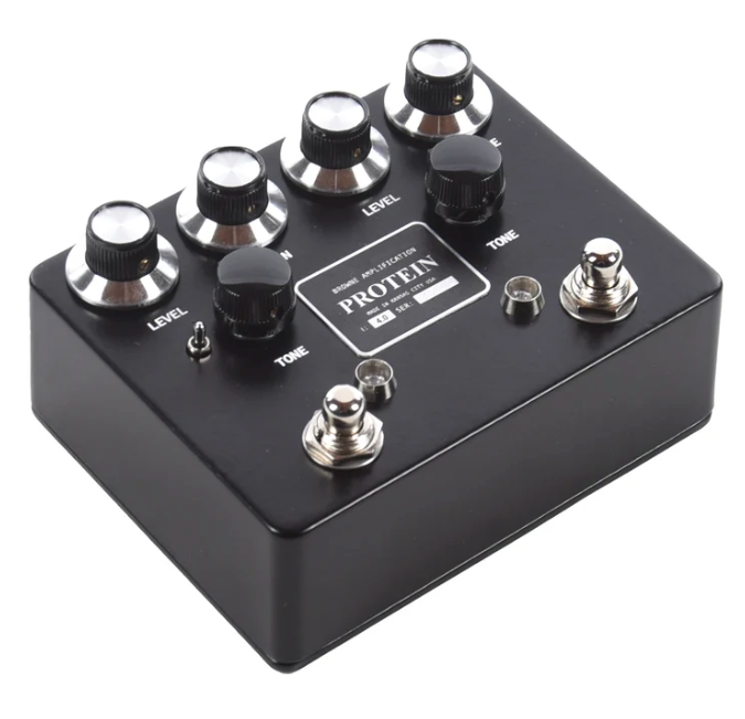 Browne Amplification Protein Dual Overdrive v4 Pedal in Black (Authorized Dealer) by Browne Amplification