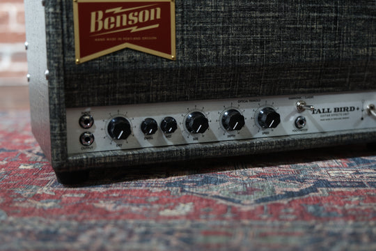 Benson Amps Tall Bird Reverb + 2026 - Black / Silver. Spring Reverb + Optical &amp; Harmonic Tremolo. NEW, Authorized Dealer) by Benson Amps